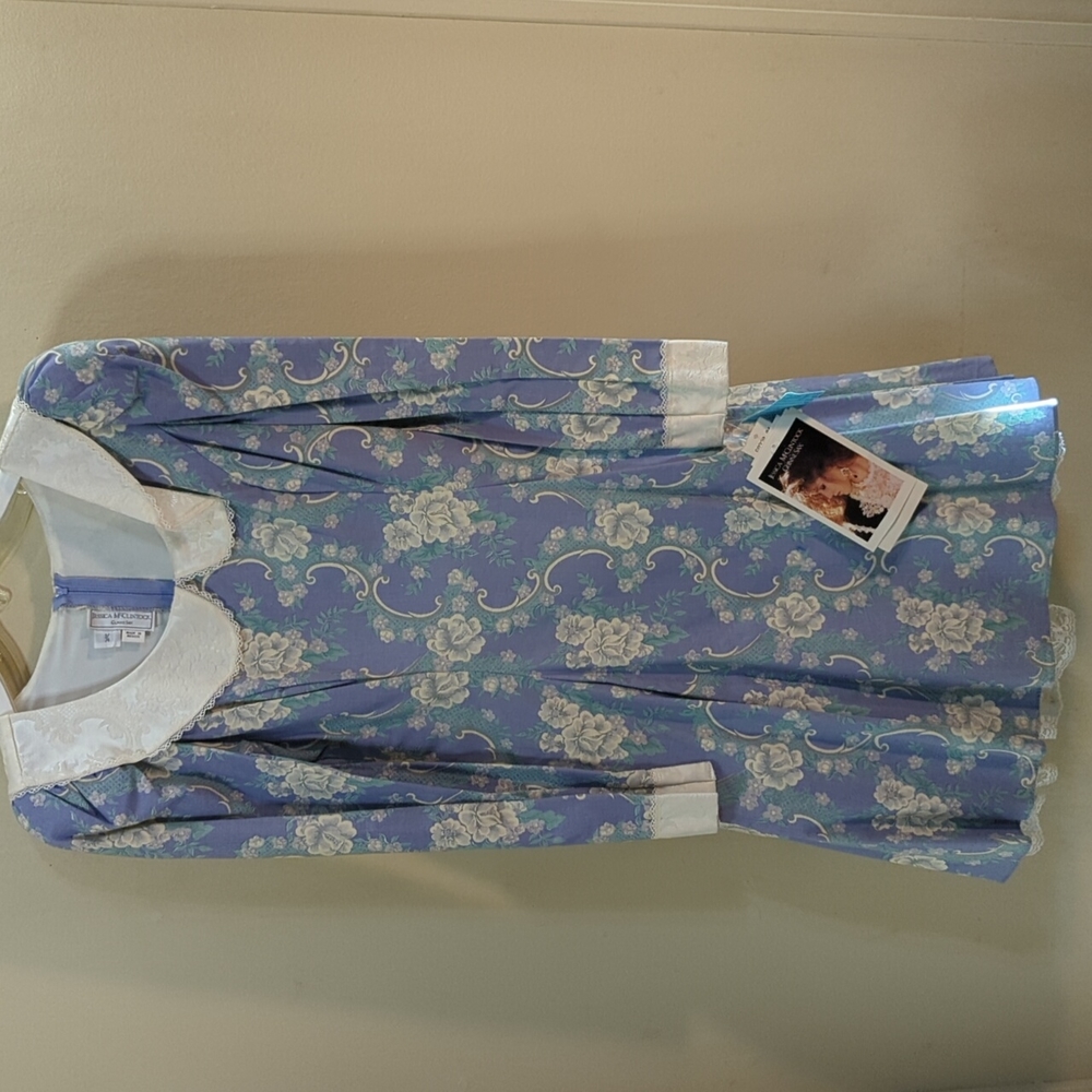 Vintage Jessica McClintock Gunner sax dress size 3/4